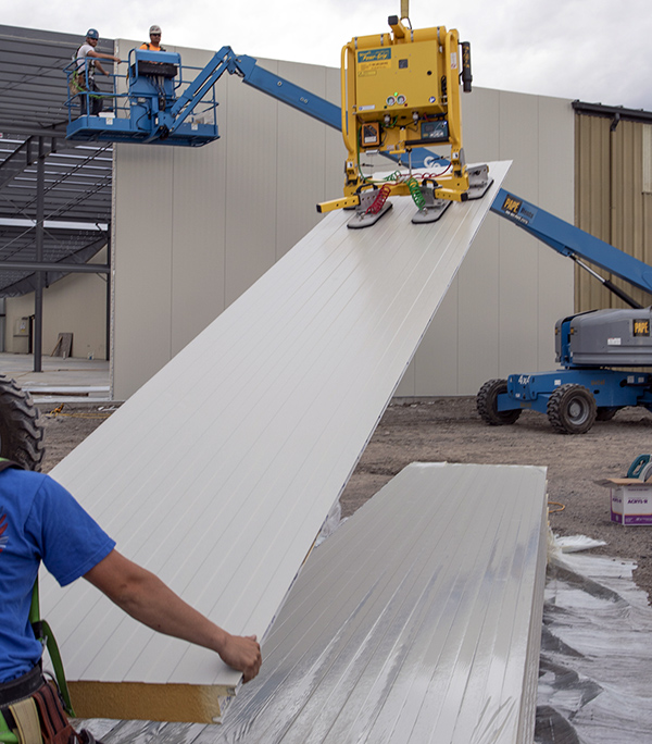 Suction Cup Lifters for Insulated Metal Panels